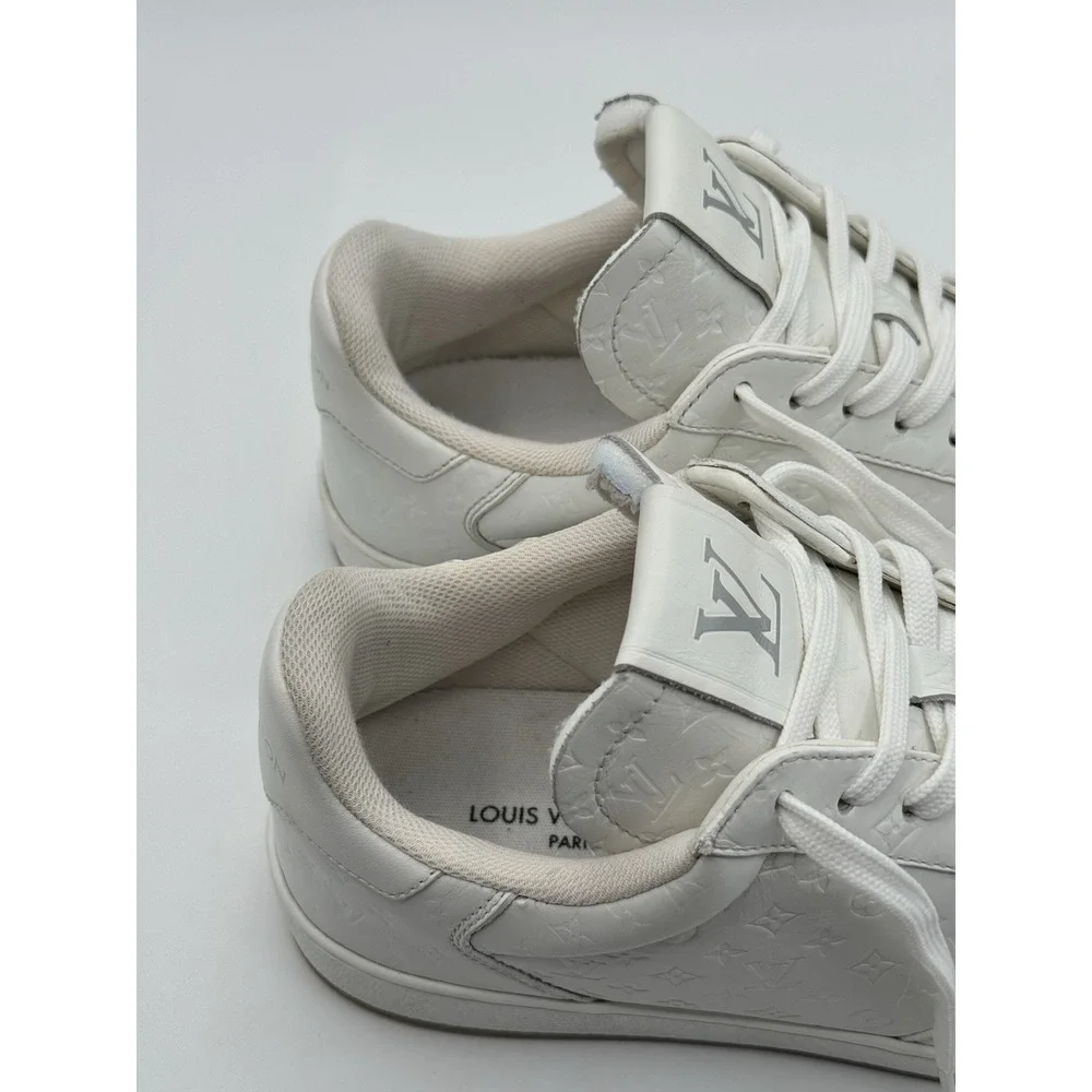 Louis Vuitton Rivoli Monogram leather sneaker - Men's size 8 - Picture 5 of 16